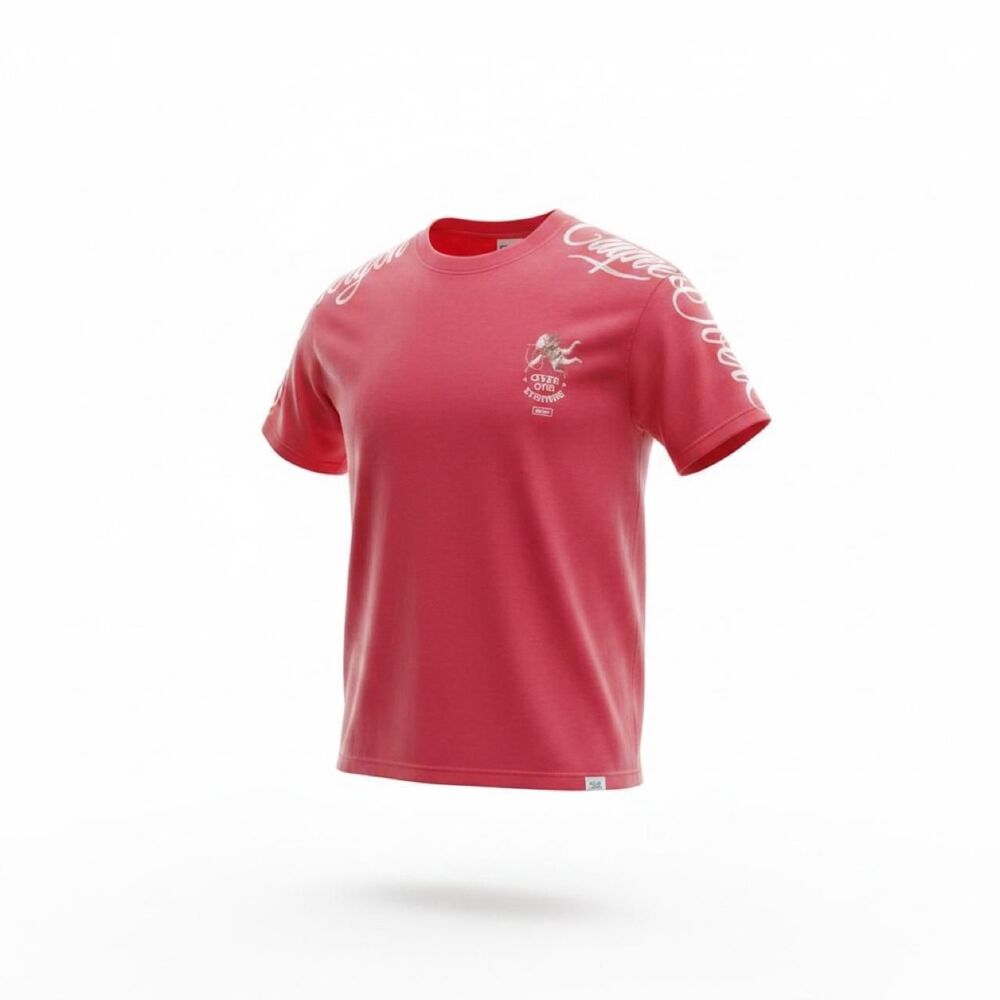 Unbranded Men's Pink and Red T-shirt